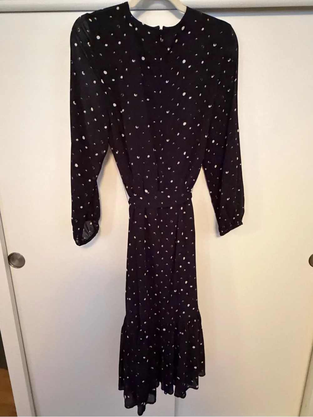 NWT J.Crew Point Sur faux-wrap dress in crinkle chiffon